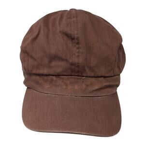 My Only Cadet Army Cap Brown One Size Stretchable Lightweight Blank Cotton